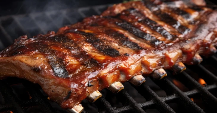 costillas de cerdo a la parrilla
