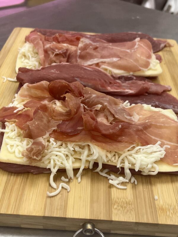 cachopo relleno de jamón y queso
